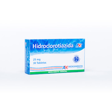 Hidroclorotiazida AG 25mg Caja x 30 Tabletas undefined