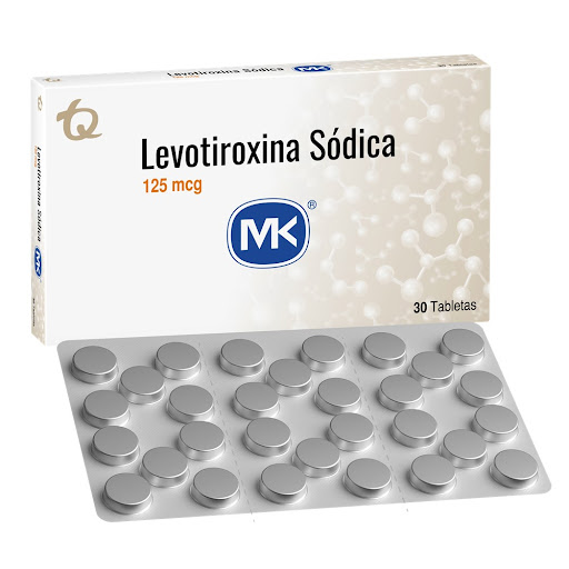 Levotiroxina 125 mcg Mk   Caja x 30 Tabletas