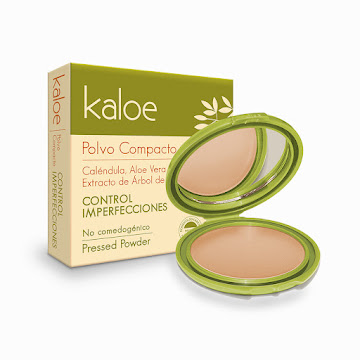 Polvo Compacto Kaloe Control Imperfecciones Spf 20 No 4 Bronce x 15 gr  