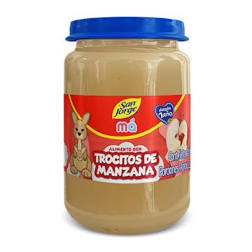 Compota San Jorge Trocitos Manzana x 145 gr  