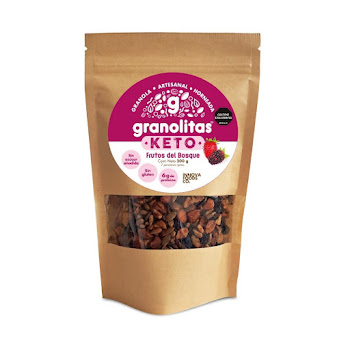 Granola Keto Granolitas   Frutos Del Bosque Paquete x 200 gr  