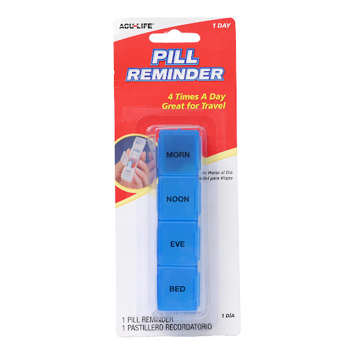 Pastillero Acu-Life Diario 4 Compartimientos x 1 und