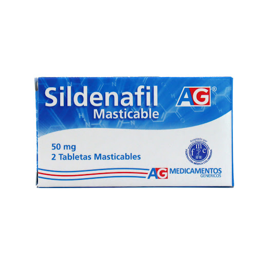 Sildenafil 50 mg AG Caja x 2 Tabletas