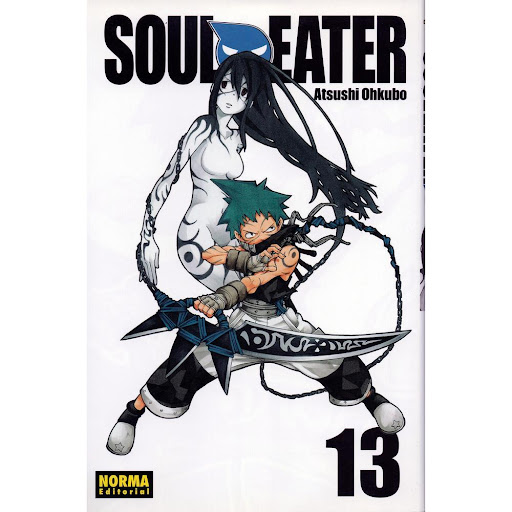 Soul Eater No. 13 Editorial Norma Libro x 1.0 SOUL EATER 13  Autores	: Atsushi Ohkubo Editorial: NORMA Editorial Serie: SOUL EATER Seguir ¿CONSEGUIRÁN LOS ALUMNOS DE LA AMAM DERROTAR A ARACNOFOBIA EN SU PROPIA GUARIDA?  Los alumnos infiltrados si
