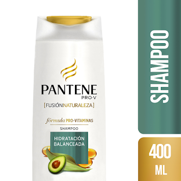 //SHAMPOO PANTENE FUSIÓN NATURALEZA HIDRATACIÓN BALANCEADA X400ML  