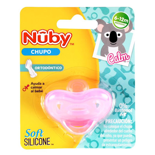 Chupo Nuby Corazón Seis Doce x 1 und