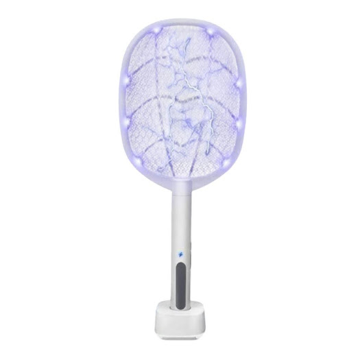Raqueta Mata Mosquitos Facil Sin Quimicos UNIMARC Unidad x 1 Despídete de los molestos zancudos, mosquitos y demás insectos voladores con esta potente raqueta eléctrica recargable. Su diseño moderno y ergonómico te permite eliminar plagas de forma rápida, segur