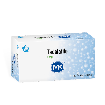 Tadafilo MK 5 mg Caja x 30 Tabletas  