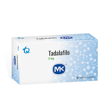 Tadafilo MK 5 mg Caja x 30 Tabletas  