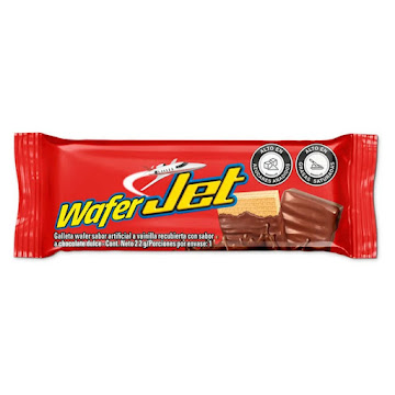 Chocolatina Jet Wafer Vainilla Paquete x 22 gr  