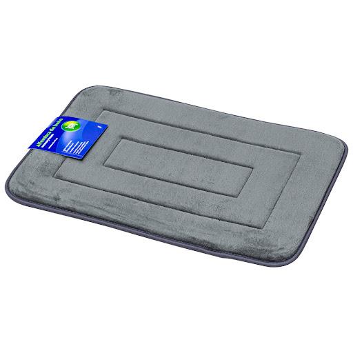 Alfombra Ba¤o 43X61 Cm Memory Foam Gris Uruyen Bolsa x 1 Fabricado en Microfibra de PoliesterRelleno Poliuretano, Fondo de CauchoSuperabsorbenteAntiresbalanteSeca dos veces m s r pido que cualquier otra alfombra de ba¤o.