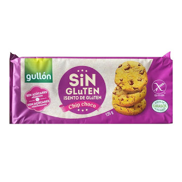 Galletas Gullón Chip Choco Sin Gluten Sin Azúcar Paquete x 125 gr  