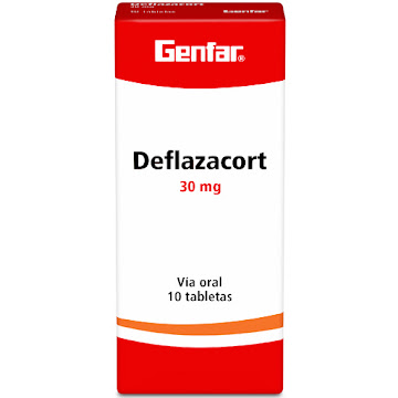 Deflazacort Genfar 30 mg Caja x 10 Tabletas  