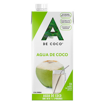 Agua de Coco A de Coco x 1 lt  