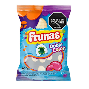 Frunas Doble Color   Halloween Paquete x 400 gr 