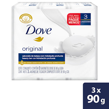 Jabón Dove Beauty Humectante 90 gr x 3 und  