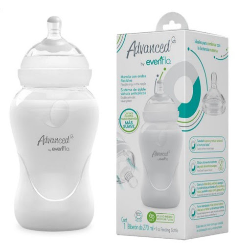 Biberon Cuello Ancho 9 Onzas Advanced - Evenflo EVENFLO UNIDAD x 1 UND 