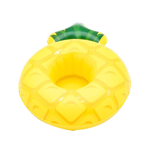 Flotador Inflable para Bebidas - Piña SunClub Caja x 1 Todo lo que necesitas para tu fiesta en la piscina está aquí. Flotador Inflable para Bebidas con divertidos diseños y colores. Diviértete al aire libre mientras conservas tus bebidas. Ideales para lat