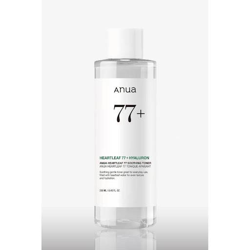 Heartleaf 77 + Hyaluron Soothing Tónico Anua Botella de 250 ml x 1