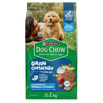 Alimento Para Perros Dog Chow Cachorros Gran Comienzo Medianos y Grandes x 2 kg  