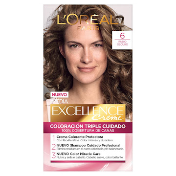 Tinte Loreal Excellence   Tono 6 Kit x 1 und  
