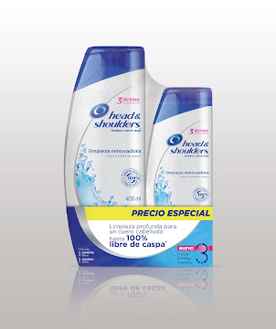 //OFERTA SHAMPOO H&S LIMPIEZA RENOVADORA 400ML+200ML  