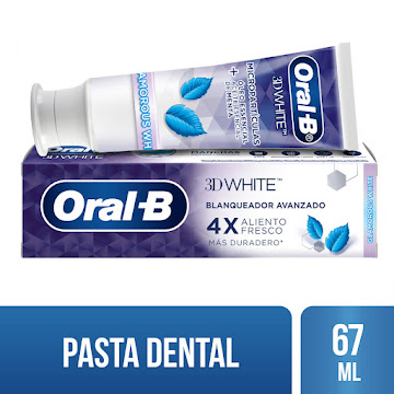 Crema Dental Oral-B 3d White Glamorous White Arctic Mint 90 x 67 ml  