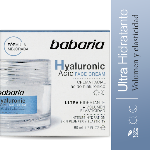 Crema Facial Babaria Hialurónico x 50 ml