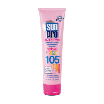 Protector Solar Sun Pro SPF105+ Bebes y Niños x 140 gr  