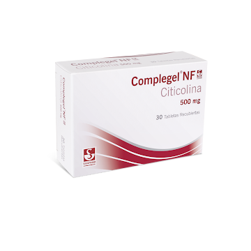 Complegel NF Citicolina 500 mg Siegfried Caja x 30 Tabletas  