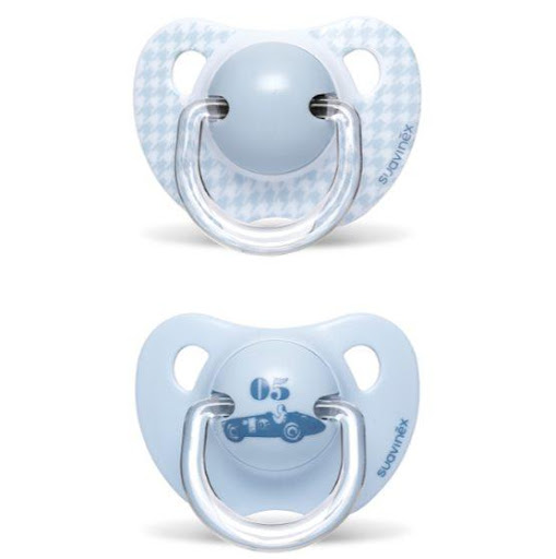 Suavinex Pack de chupete Rose et bleu 6-18 meses Suavinex Caja x 1 