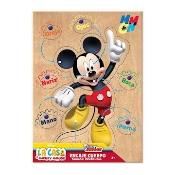 Solo Online Rompecabezas Mickey   Mouse Cuerpo Mickey 7 Botones 