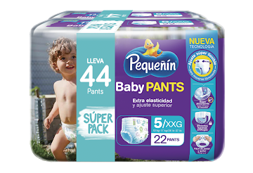 Pañales Pequeñín Etapa 5 Baby Pants Talla XXG x 22 und undefined