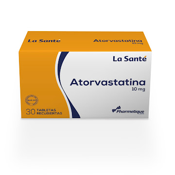 Atorvastatina 10mg la Santé Caja x 30 Tabletas  