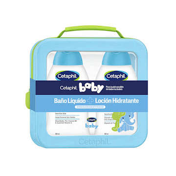 Pack Cetaphil Baño Liquido Baby Shampoo x 300 ml + Locion Hidratante Daily Lotion Baby x 300 ml  