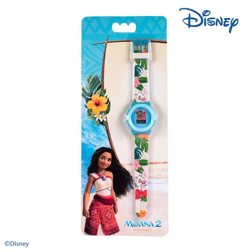 Reloj Moana Disney-Miis Kids MIIS KIDS-DISNEY reloj x 1 Reloj infantil, resistente y cómodo, con luces incorporadas.