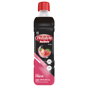 Suero Rehidratante Pedialyte Active Fresa Frasco x 500 ml  