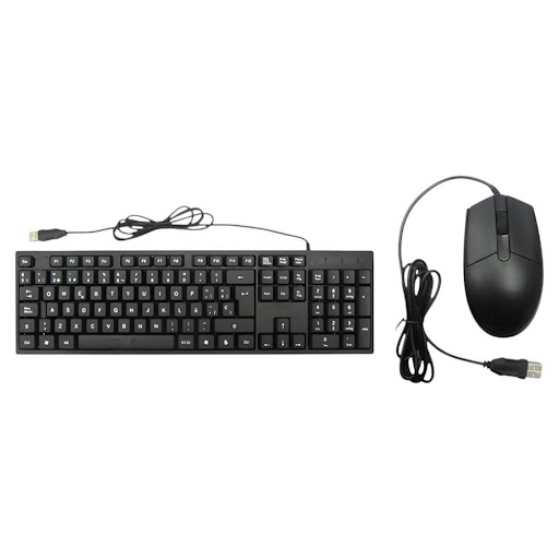 Teclado Y Mouse Alambrico Que Mejora Tu Rendimiento Diario GENERICO Unidad x 1 