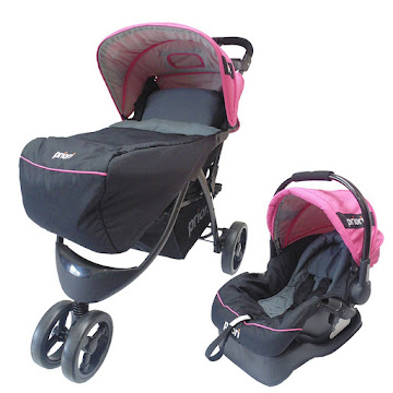 Solo Online Coche Travel Con Base Y   Cubre Pies Rodano Rosado 