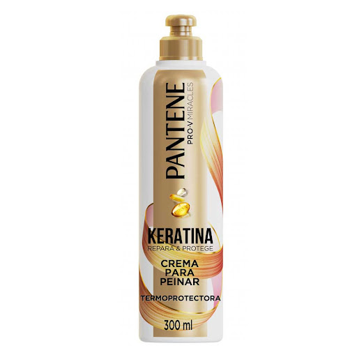 Crema para Peinar termoprotectora Pantene Keratina con Pro Vitamina B5 Botella x 300 ml