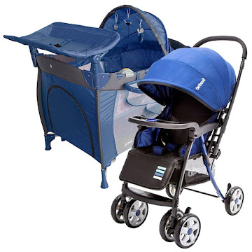 Solo Online Corral Cuna Bebesit   Traveller Coche Twister Azul X 1 Unidad 