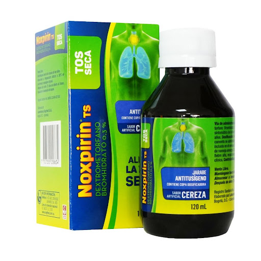 Noxpirin Tos Seca Dextrometorfano 0,03% Jarabe Frasco x 120 ml