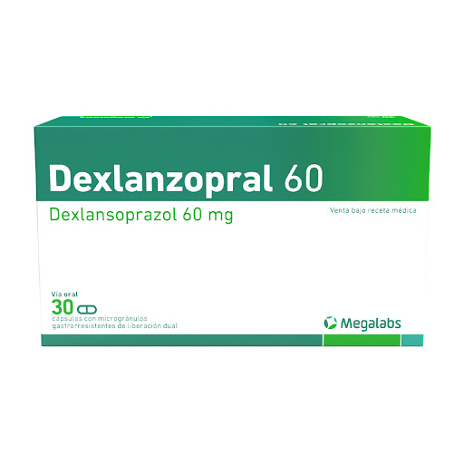 Dexlanzopral Dexlansoprazol 60 mg Caja x 30 Cápsulas