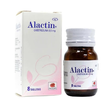 Alactin Cabergolina 0.5 mg Procaps Caja x 8 Tabletas  