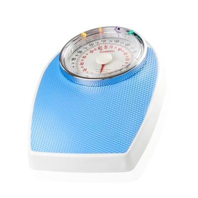 BALANZA MECANICA DT-602 130KGR AZUL BADECOL  x 1 Balanza mecánica de precisión con capacidad de 130 kg, diseñada para uso en consultorios, hospitales y centros médicos. Cuenta con una bandeja amplia con sistema antideslizante y un mecanismo de fácil