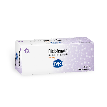 Diclofenaco MK 100 mg Caja x 20 Cápsulas  