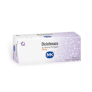 Diclofenaco MK 100 mg Caja x 20 Cápsulas  