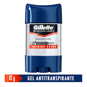 **Antitranspirante Gillette Clear Gel Training Guard x 82gr  