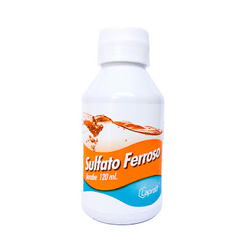 Sulfato Ferroso 600mg/15ml Laproff Frasco x 120 ml  
