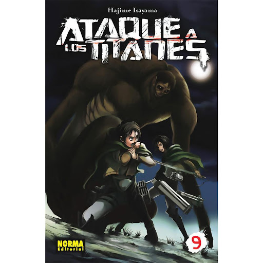 Ataque A Los Titanes No. 9 Editorial Norma Libro x 1.0 ATAQUE A LOS TITANES 9   Autores:Hajime Isayama  Colecciones:CÓMIC MANGA  Editoriales:NORMA Editorial  Series:ATAQUE A LOS TITANES   AHORA QUE EL TITÁN HEMBRA ESTÁ EN SUS MANOS… ¿PODRÁN DESENTRAÑAR SU